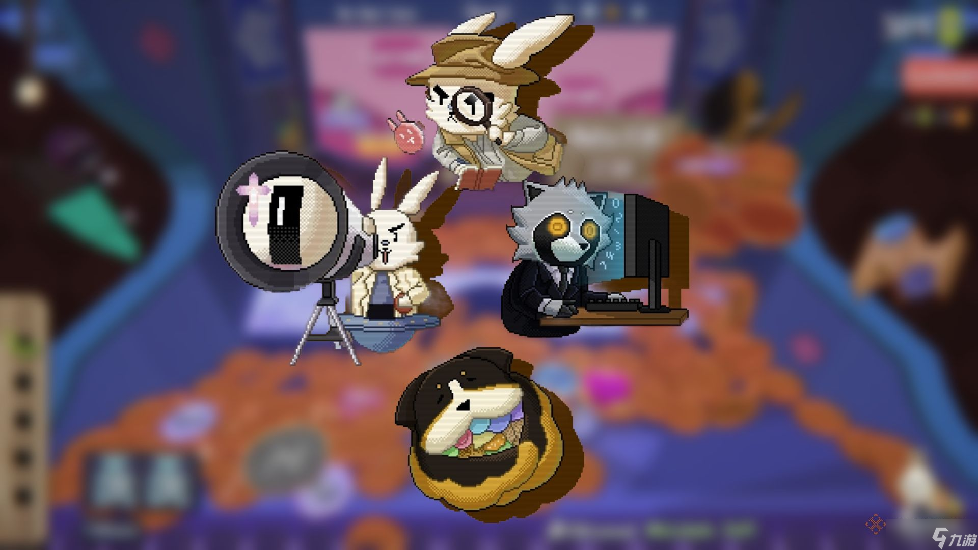 如何在《Raccoin》中使用飞碟雕像召唤UFO