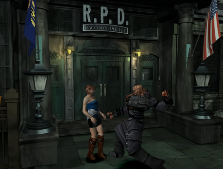 《生化危机3：重制版》警察局庭院介绍