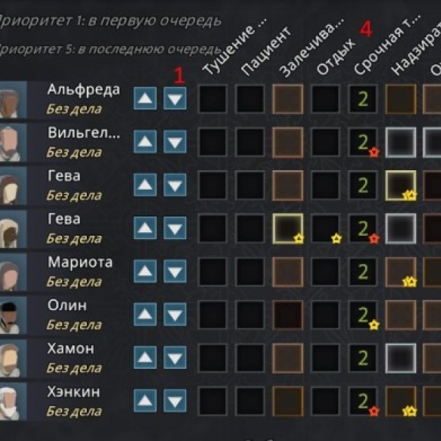 《前往中世纪》角色安排工作介绍