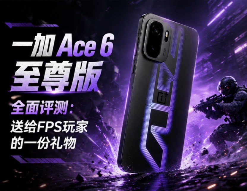 一加 Ace 6 至尊版全面评测：送给FPS玩家的一份梦想礼物