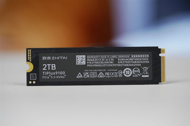 无缓PCIe5.0 SSD性能天花板！长江存储致态TiPlus9100 2TB评测：顺序读取超12G/s，4K 媲美旗舰