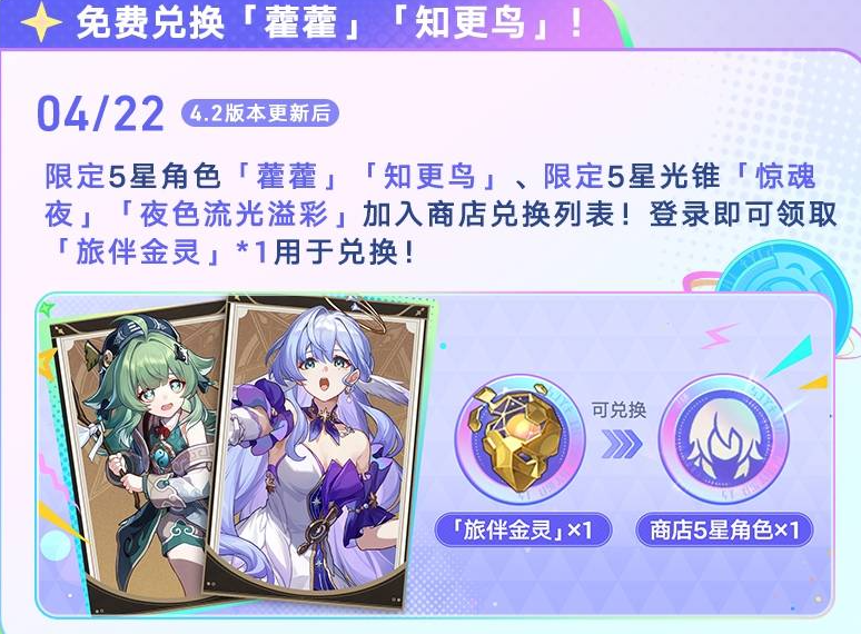 崩坏星穹铁道周年庆福利大全