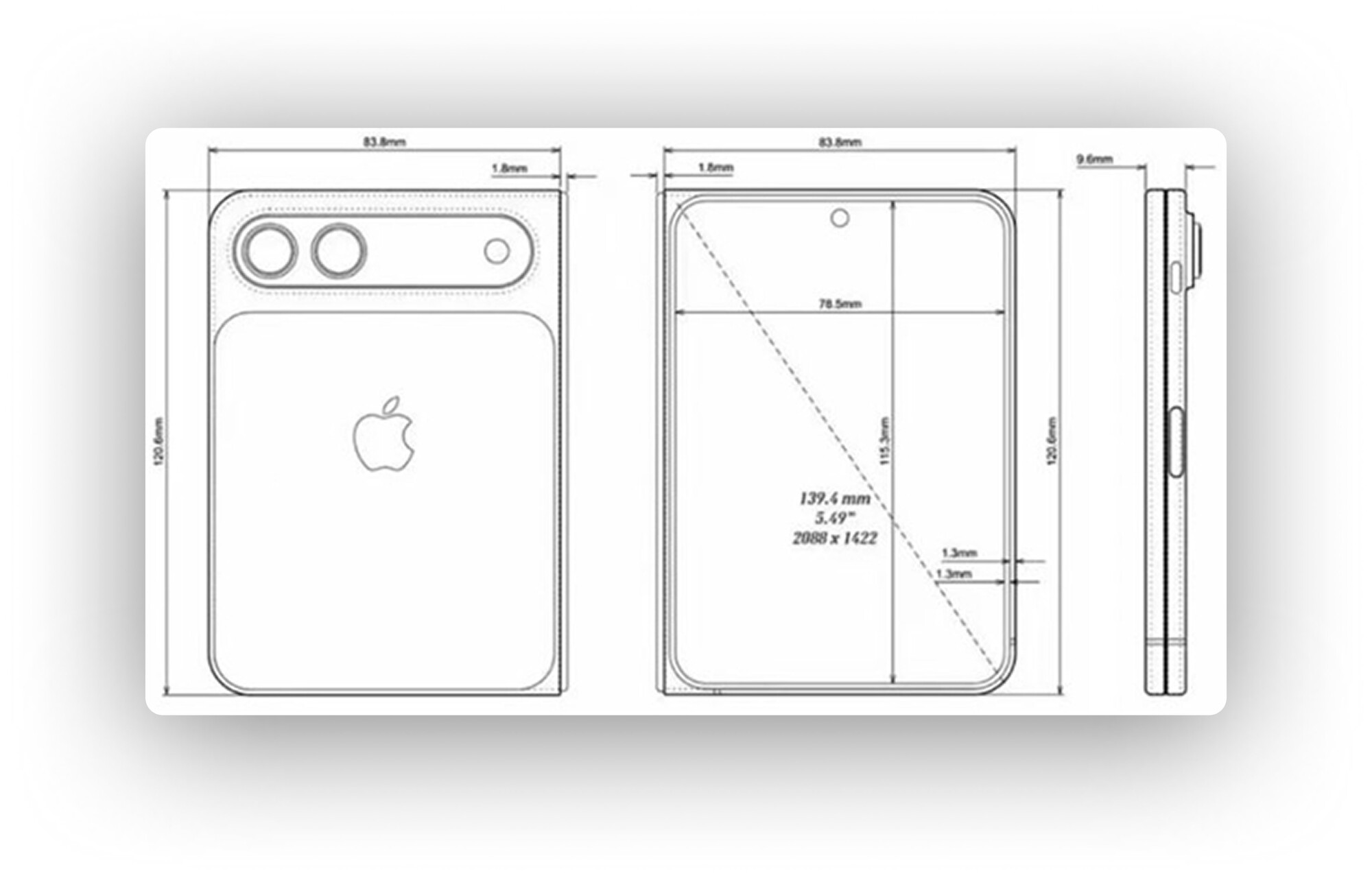 卖到2万的iPhone折叠屏长这样！曝光配置抢先看