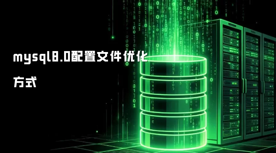mysql8.0配置文件优化方式