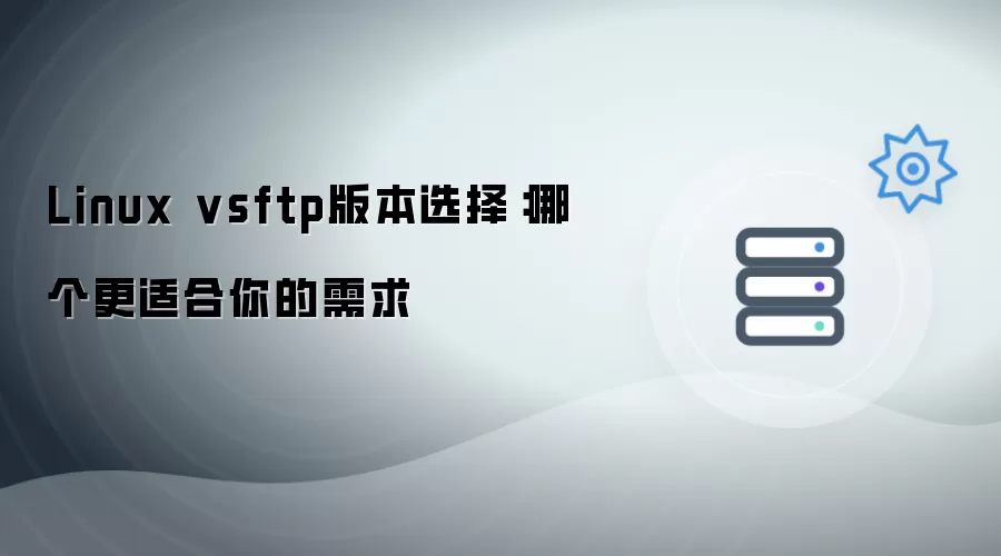 Linux vsftp版本选择：哪个更适合你的需求