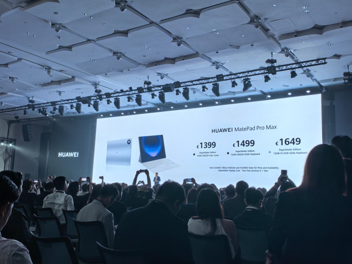 华为MatePad Pro Max海外发布,首款Pro Max命名平板登场