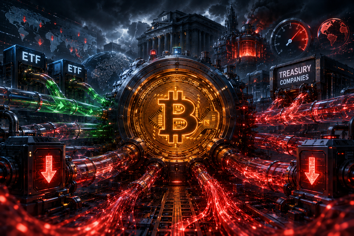 比特币机构需求指标回落至红色区域