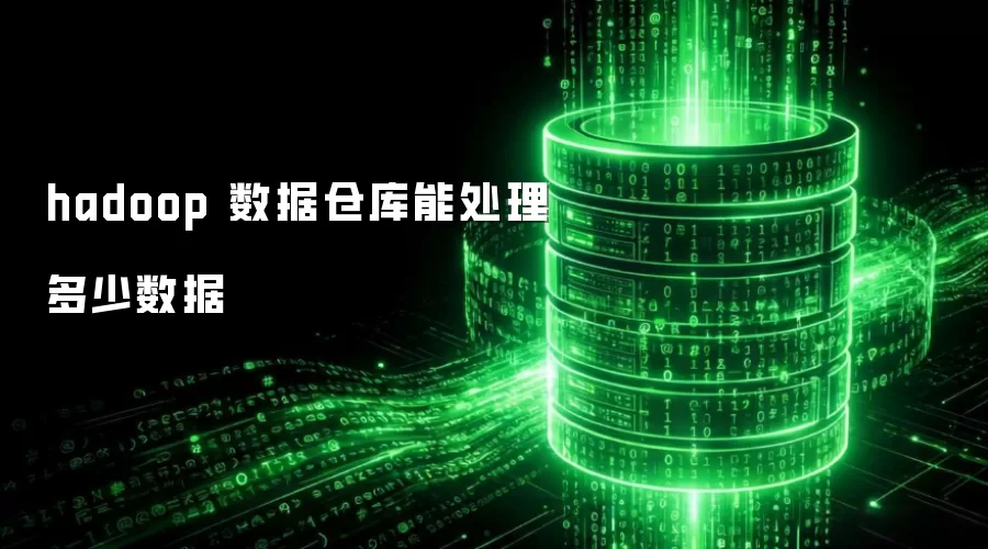 hadoop 数据仓库能处理多少数据