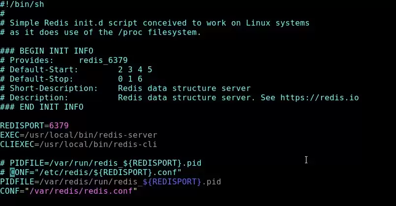 Redis实现开机自启脚本(linux)