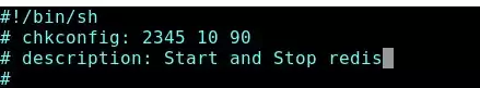 Redis实现开机自启脚本(linux)