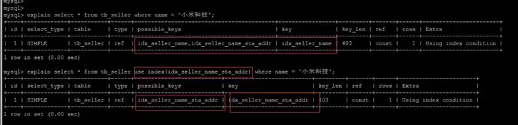 MySQL之B+Tree、索引及使用时优化方式