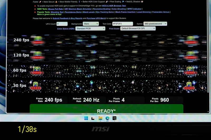 微星MPG 322UR QD-OLED X24显示器评测：1000nits峰值亮度 AI Care保护面板更长寿