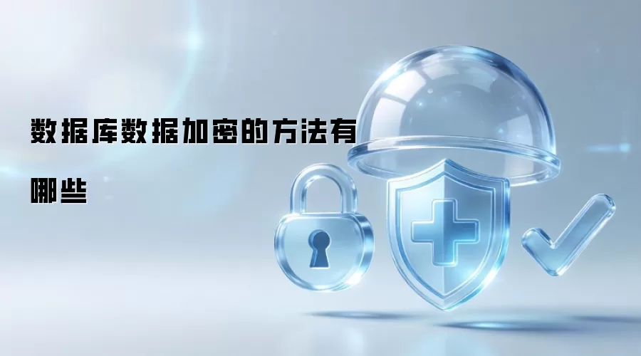 数据库数据加密的方法有哪些