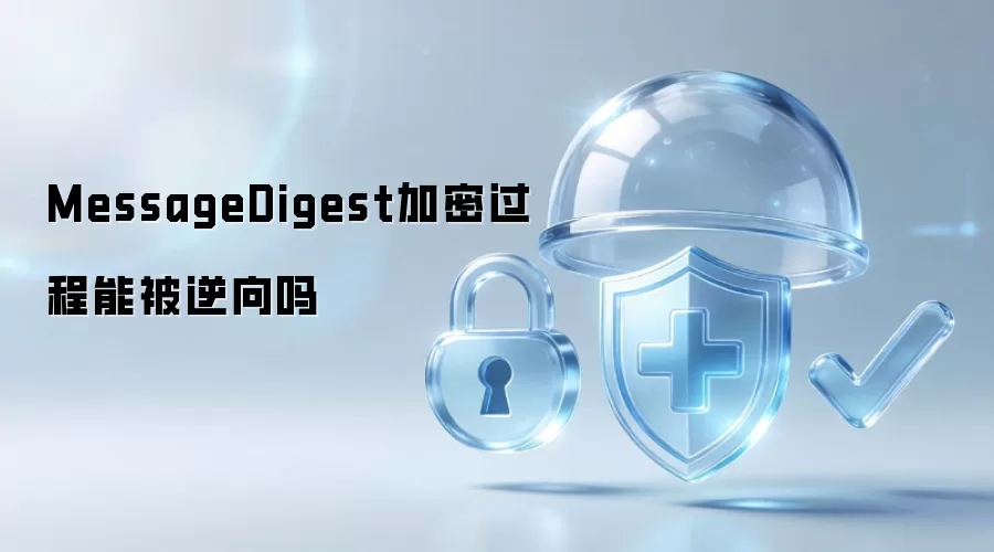MessageDigest加密过程能被逆向吗