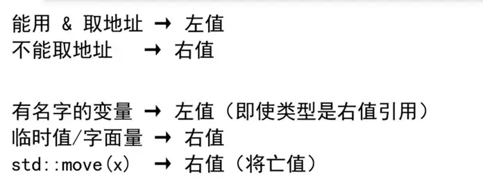 C++左值与右值核心判断方法