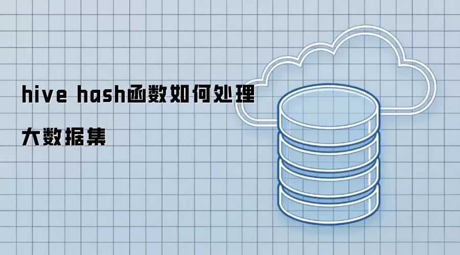 hive hash函数如何处理大数据集