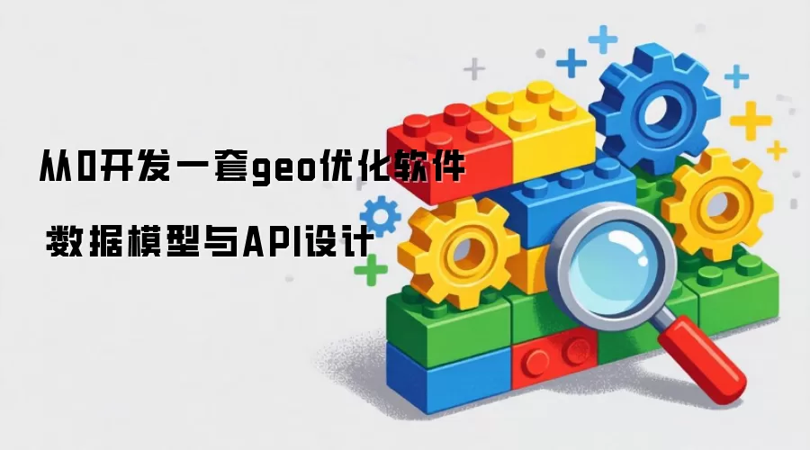 从0开发一套geo优化软件:数据模型与API设计