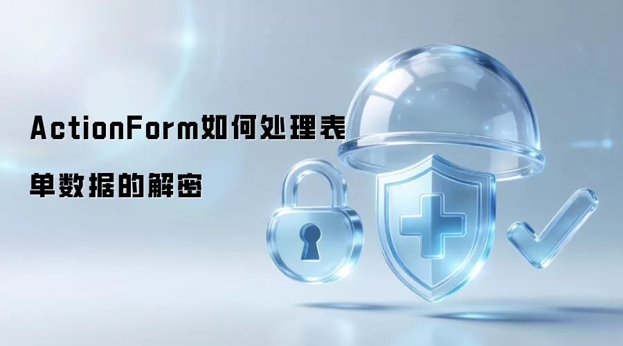 ActionForm如何处理表单数据的解密