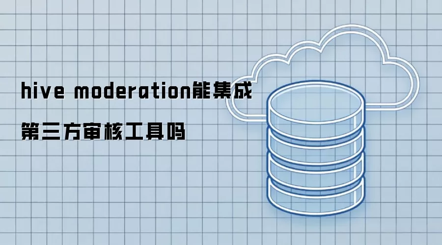 hive moderation能集成第三方审核工具吗