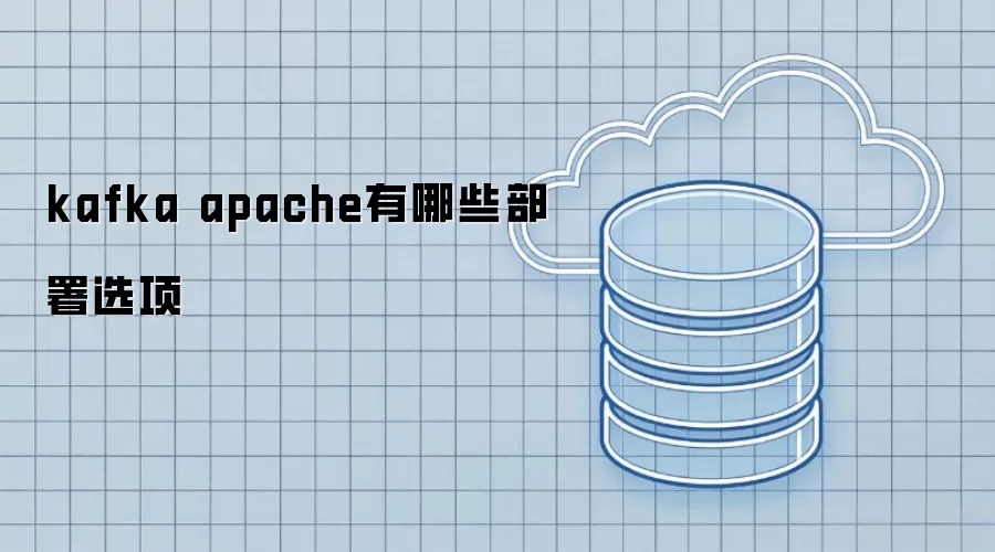 kafka apache有哪些部署选项