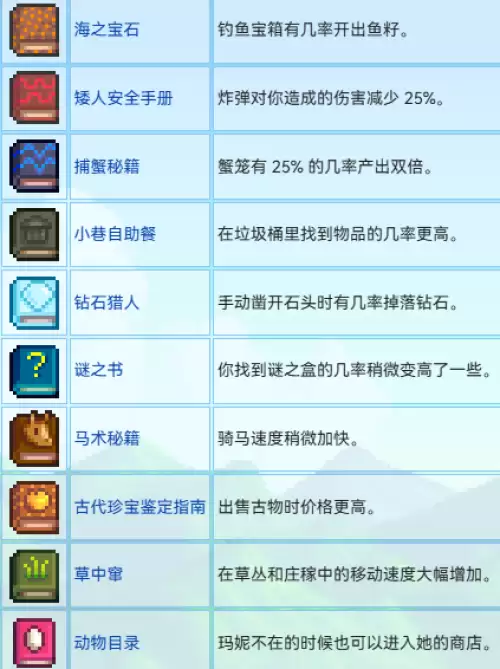 星露谷物语特殊物品与能力有哪些-特殊物品与能力图鉴大全 星露谷物语特殊物品与能力有哪些-特殊物品与能力图鉴大全