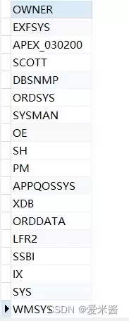 Oracle如何查询所有库以及每个库下的表