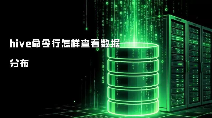 hive命令行怎样查看数据分布
