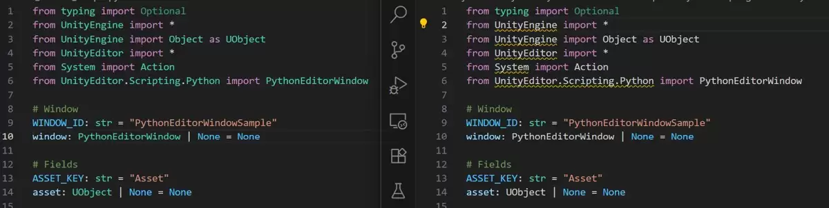 使用Python扩展Unity编辑器