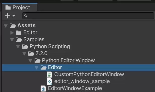 使用Python扩展Unity编辑器