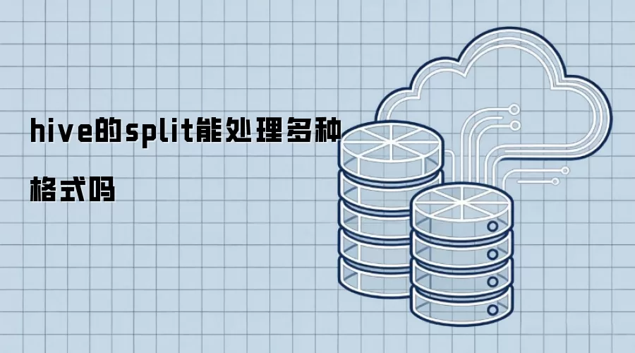 hive的split能处理多种格式吗