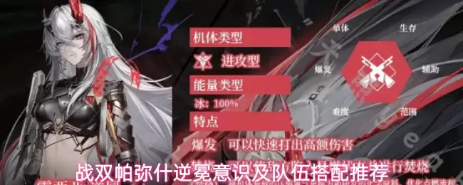 战双帕弥什逆冕意识及队伍搭配推荐
