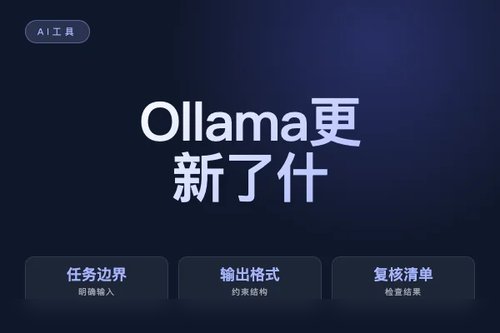Ollama 更新了什么?选型要点和使用建议配图