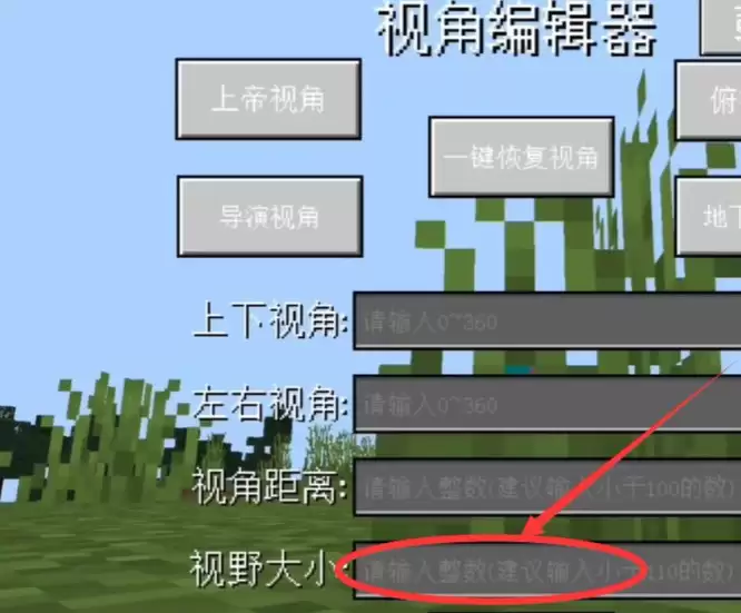 我的世界视野大小怎么调