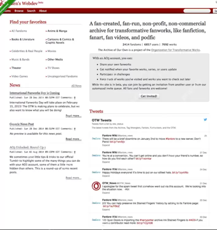 AO3官方入口HTTPS加密 Archive of Our Own中文界面直通教程