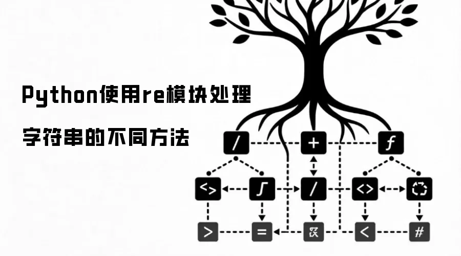 Python使用re模块处理字符串的不同方法