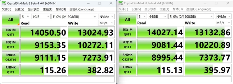 可能是综合性能最强的PCIe 5.0 SSD!铠侠EXCERIA PRO G2 2TB评测:AIDA64线性写入全程不掉速