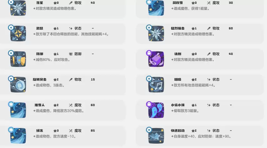 洛克王国世界雪灵技能搭配推荐