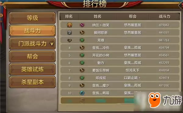 天龙八部手游战力差距原因是什么 战力差距原因分析