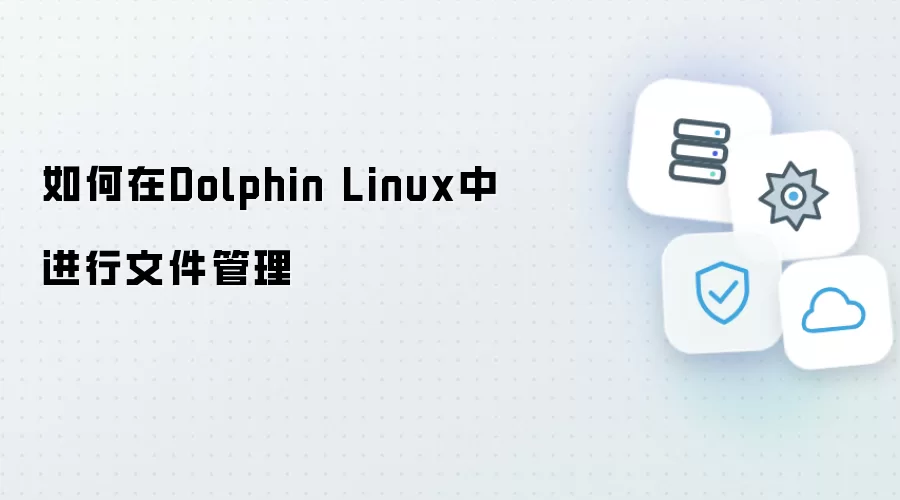 如何在Dolphin Linux中进行文件管理