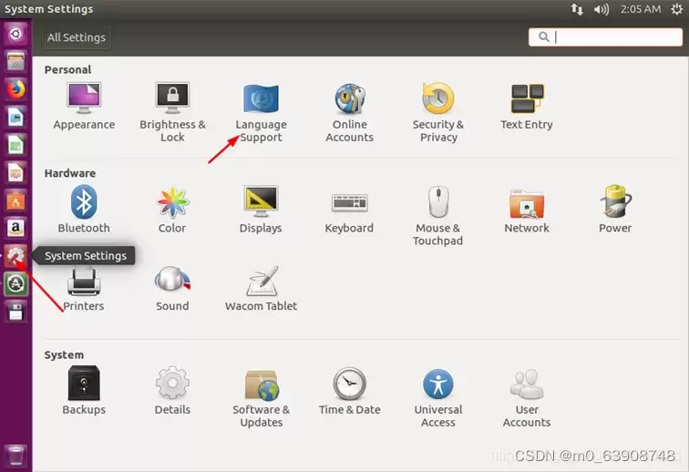 ubuntu系统从英文修改为中文界面图文教程