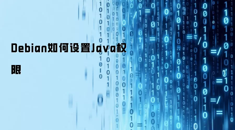Debian如何设置Java权限