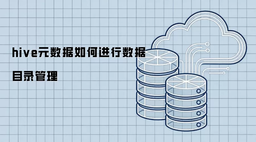 hive元数据如何进行数据目录管理