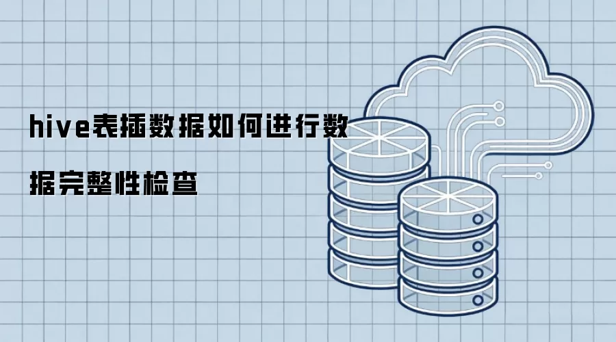 hive表插数据如何进行数据完整性检查