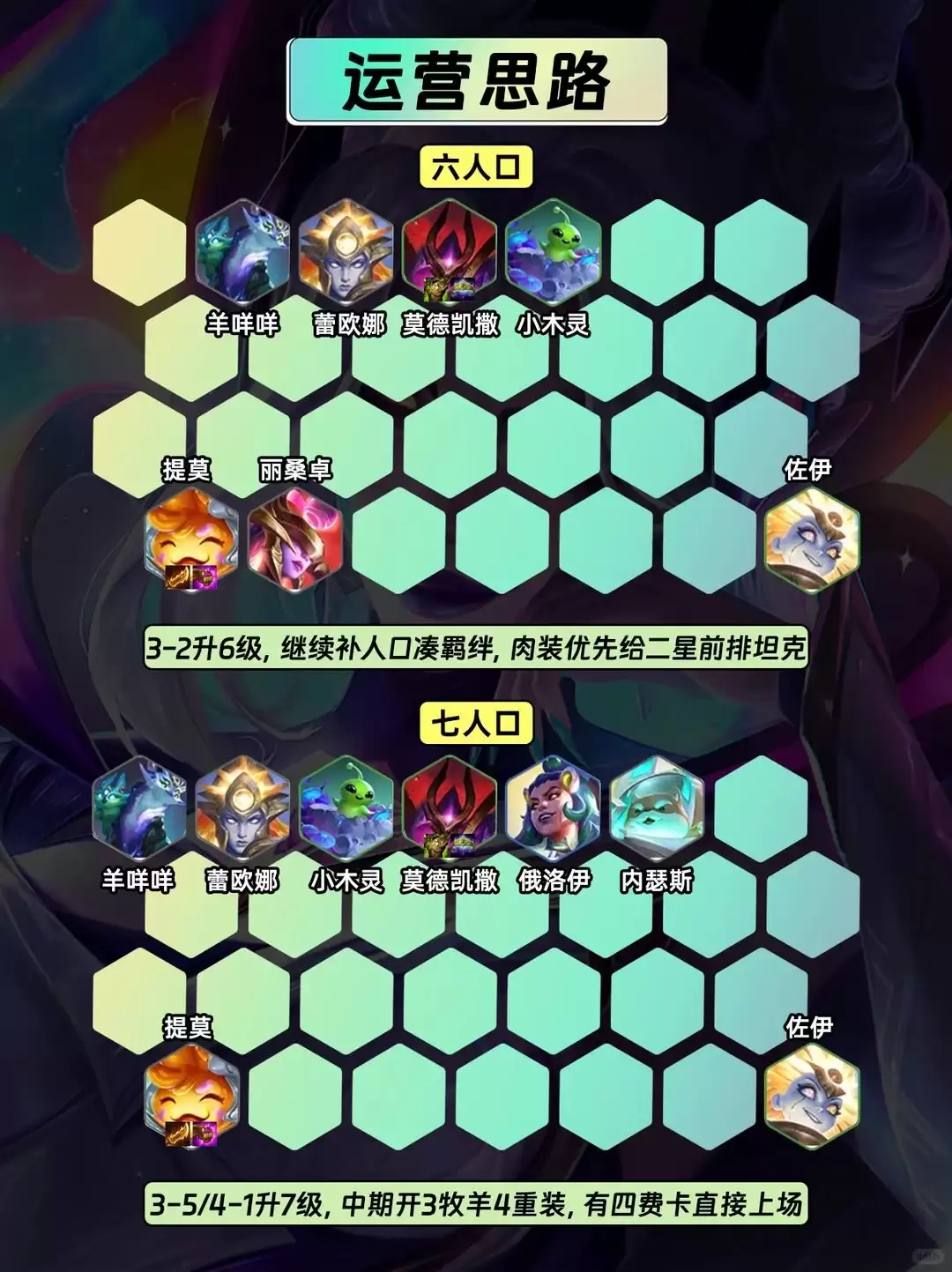 金铲铲之战牧羊人妖姬莫甘娜攻略