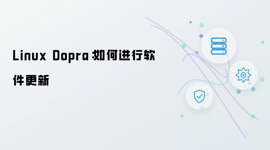 Linux Dopra：如何进行软件更新