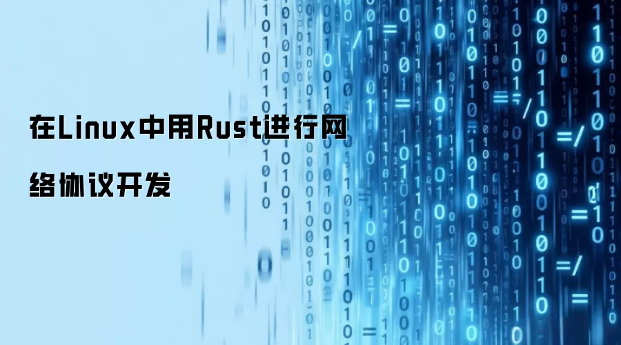 在Linux中用Rust进行网络协议开发