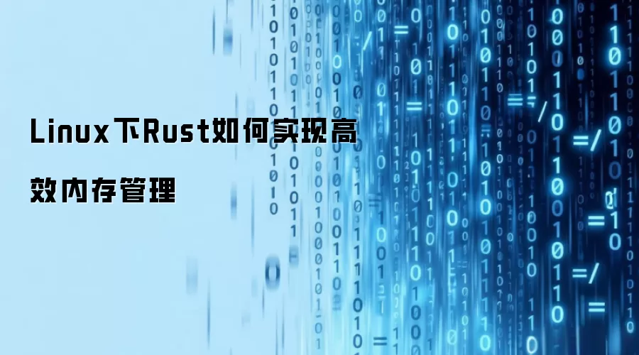 Linux下Rust如何实现高效内存管理