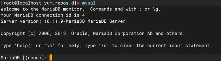 Linux系统部署MySQL(mariadb)并进行简单的操作步骤