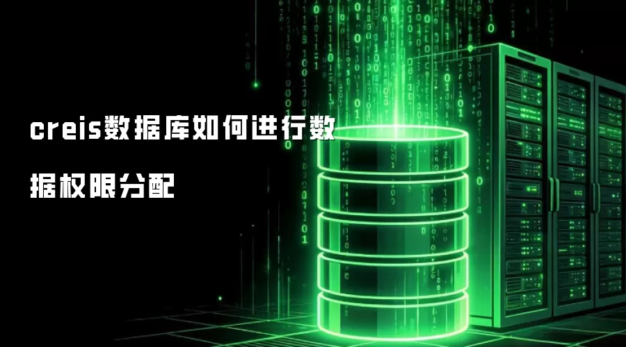 creis数据库如何进行数据权限分配