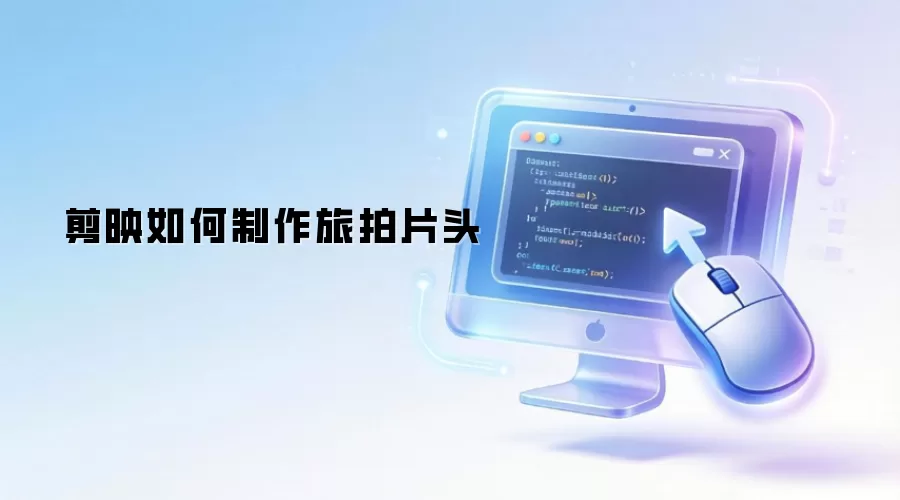 剪映如何制作旅拍片头